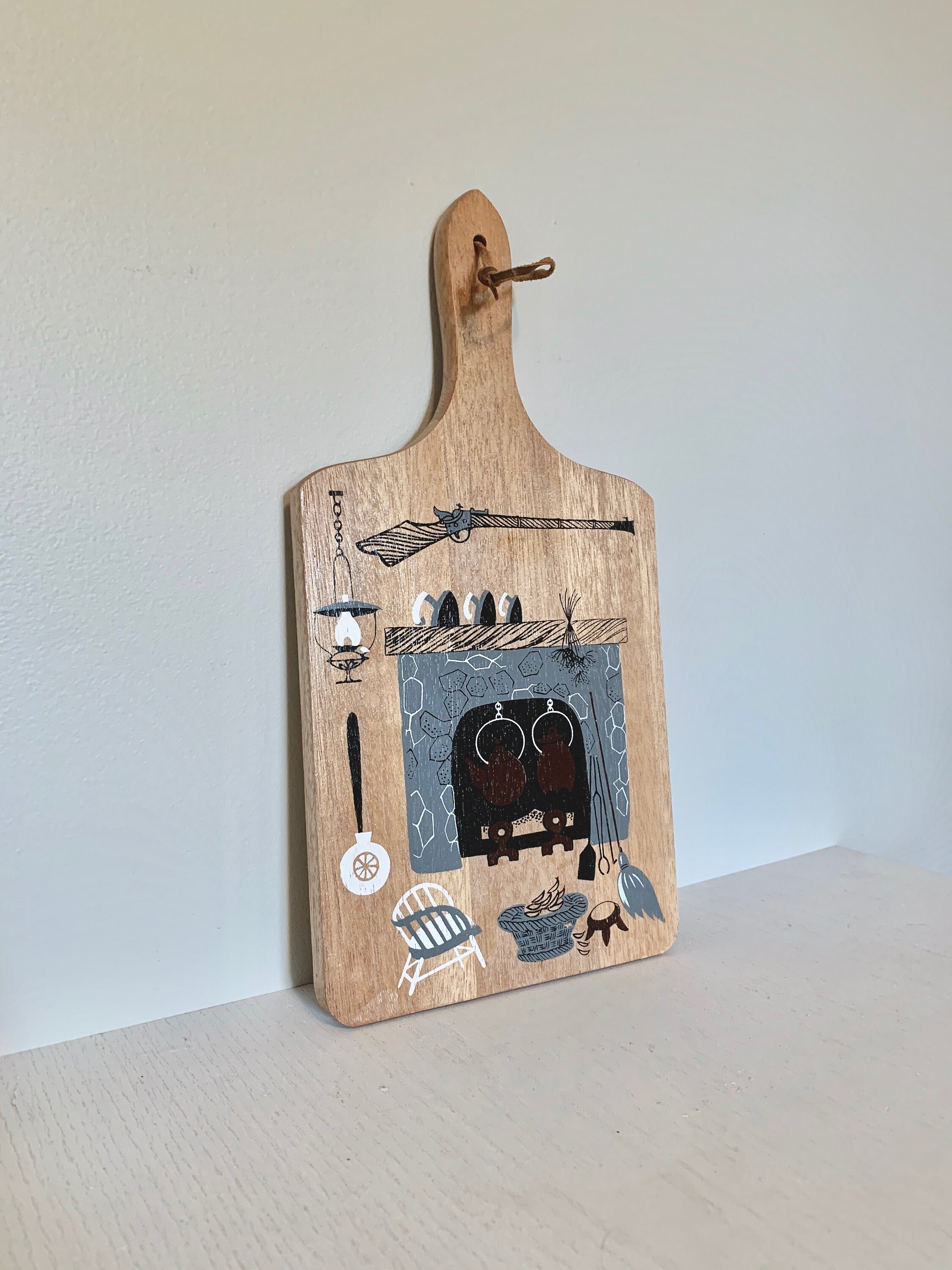Vintage Decorative Cutting Serving Board / Wall Hanging / Made Etsy
