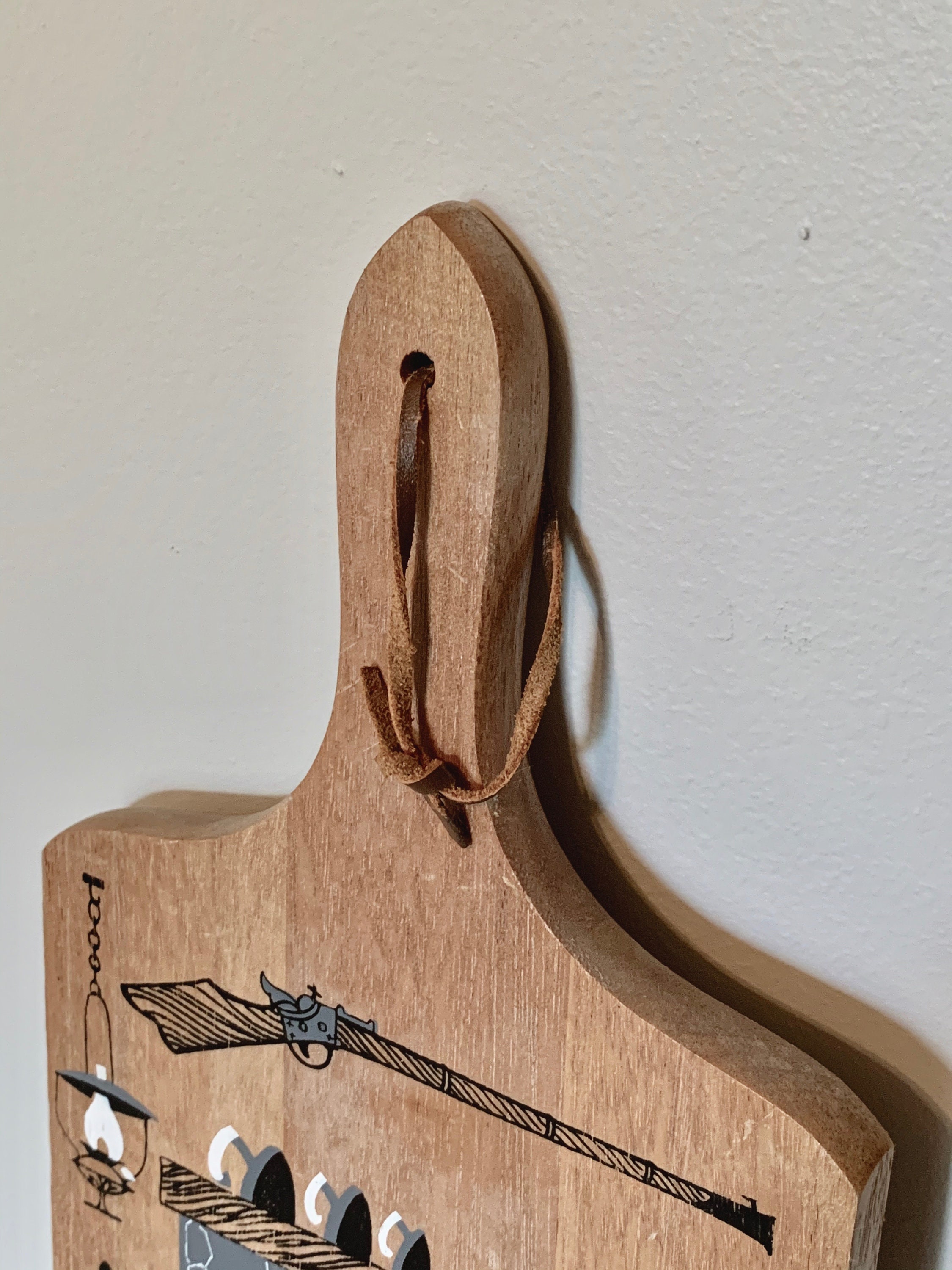Vintage Decorative Cutting Serving Board / Wall Hanging / Made Etsy
