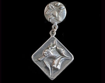 Greyhound/Whippet/Sighthound Garden Hound & Hare Pendant