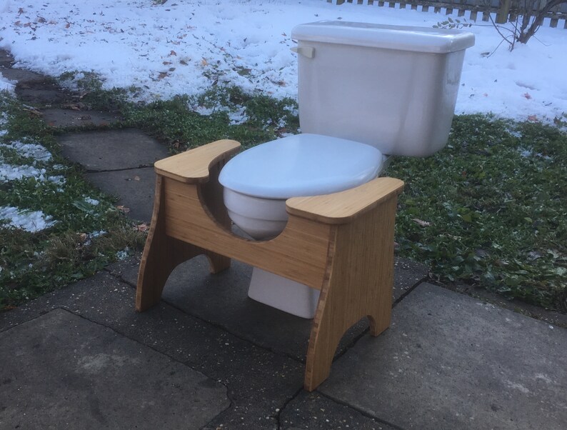 BAMBOO High POOP STOOP Full-squat Toilet Foot Stool | Etsy