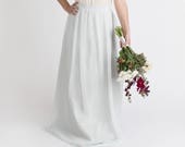 ICE MINT Chiffon Maxi Skirt, Bridesmaid Skirt, Any Size , Any Length, Any Color. Sash Is Additional Charge.