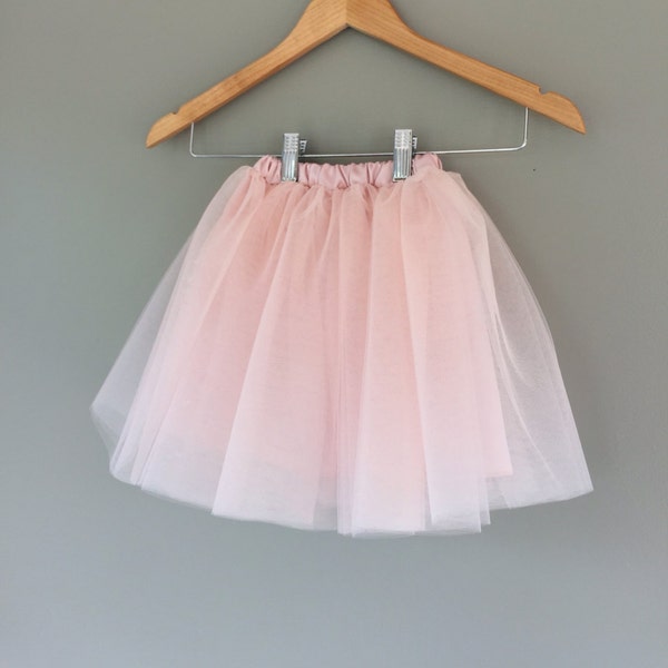 Jupe en tulle pour fille- tutu rose ballet- jupe d’anniversaire- jupe en tulle pour tout-petit