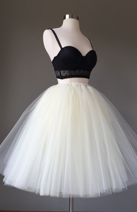 ivory tutu skirt