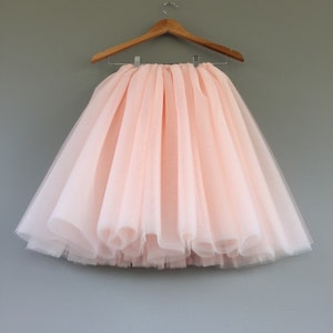 TWO TONED blush & Ivory Tulle Skirt Adult Tutu Any Size - Etsy