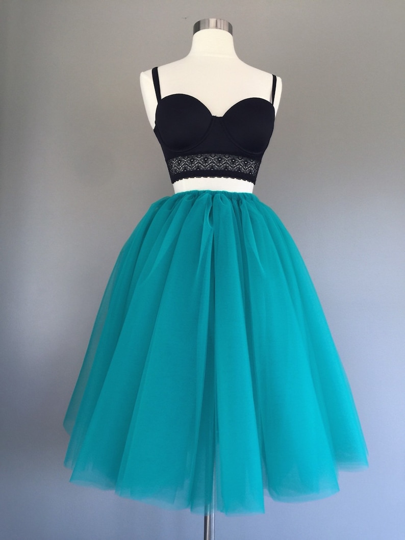 teal tutu skirt