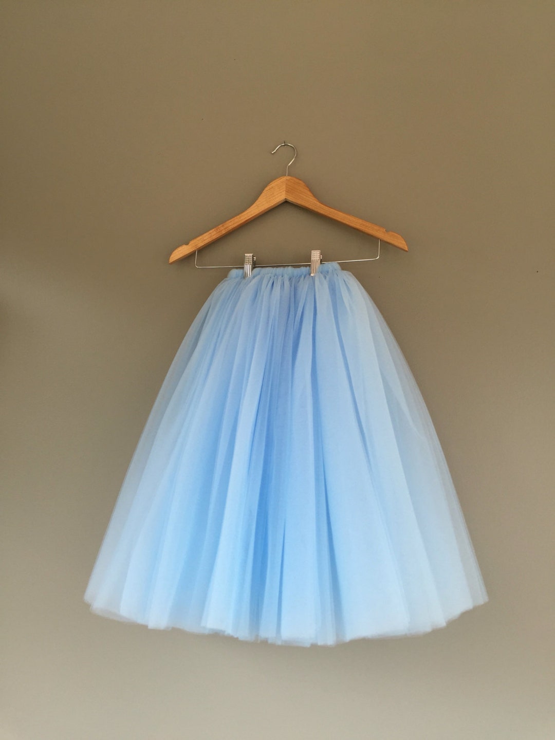 SKY BLUE Tulle Skirt Flower Girl Tutu Any Size Any Length - Etsy