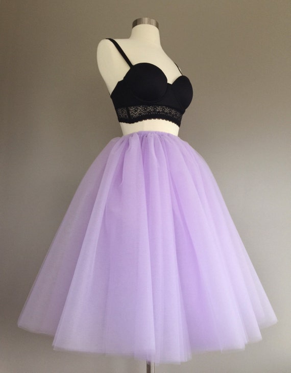 Lavender tutu top skirt for adults