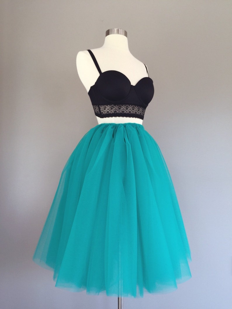 teal tutu skirt