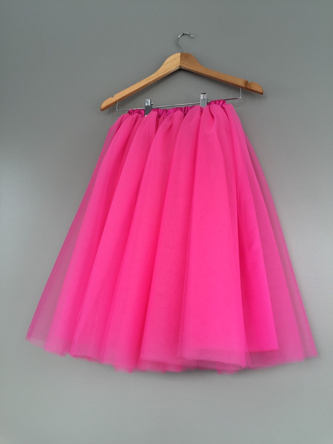 Hot pink womens clearance tulle skirt