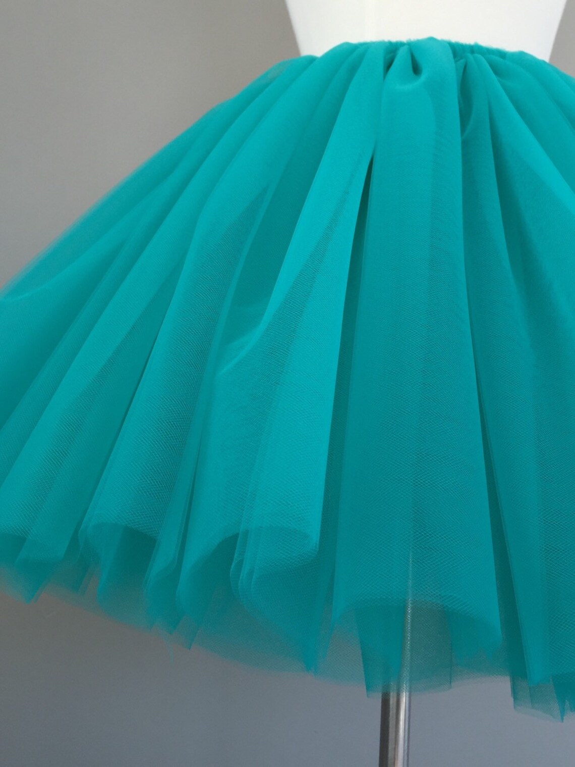Tulle skirt teal Tutu teal tulle skirt turquoise tutu | Etsy