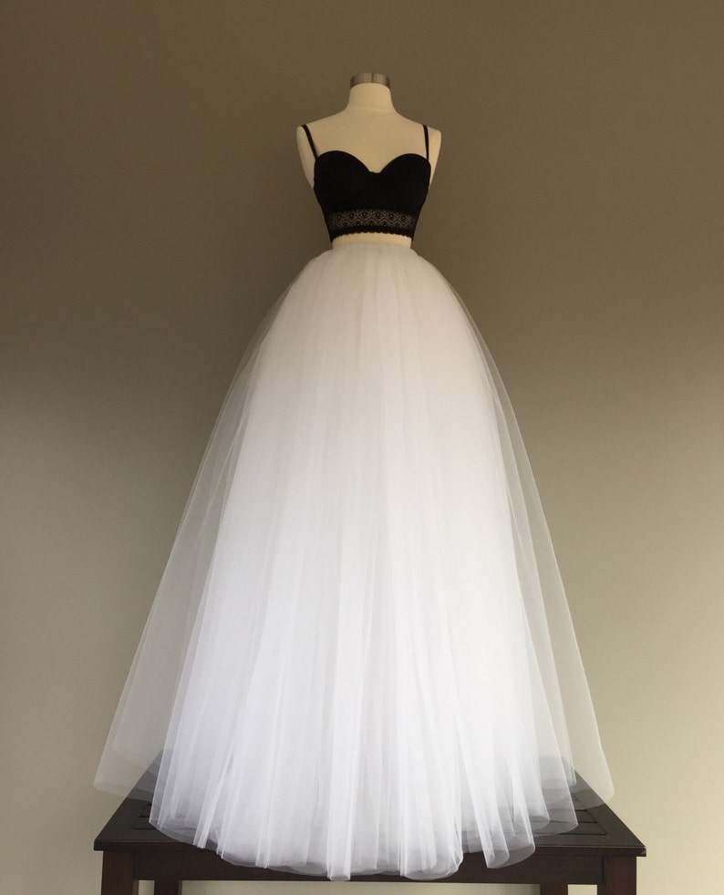 two piece tulle skirt set