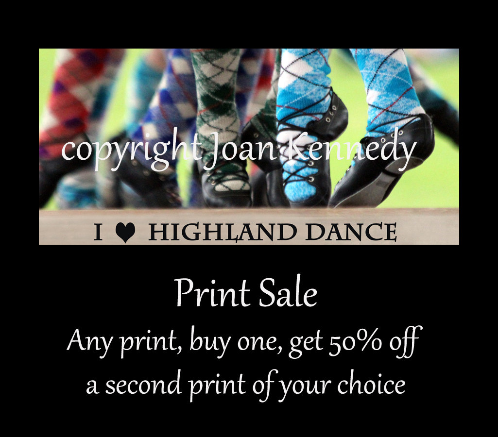 Venda de fotos de Highland Dance - compre uma impressão e ganhe outra pela metade do preço!