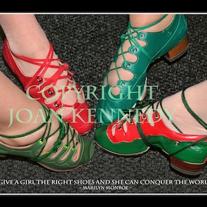 Highland Dancers in Jig Shoes Original Digital Photo 10x8 with quote