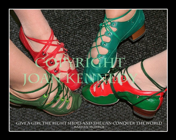 Highland Dancers in Jig Shoes Original Digital Photo 10x8 With