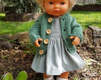 knitwearMiniland doll cardigan