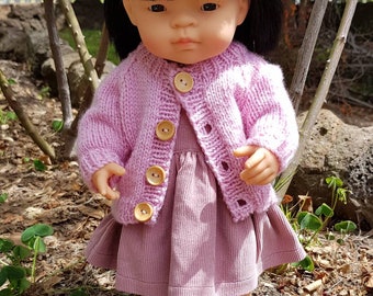 knitwearMiniland doll cardigan