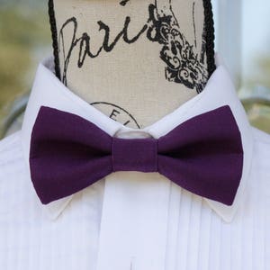 Fashion Men's Tuxedo Bowtie Solid Color Neckwear Adjustable Wedding Party Bow Ti