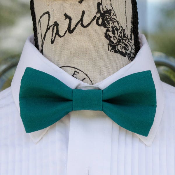 Teal Bow Tie Etsy