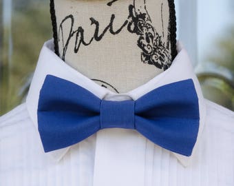 Sapphire Blue Bow Tie  261B (Child - Adult) Weddings - Grooms - Groomsmen - Ringbearers -Graduation - Mens Fashions - Bowties