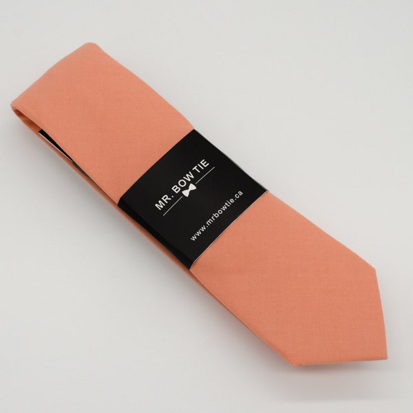 Coral Mens Tie Etsy