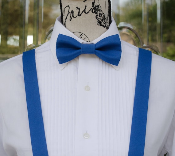 Regatta Royal Blue Bow Tie & Suspenders Regatta Blue 305B child