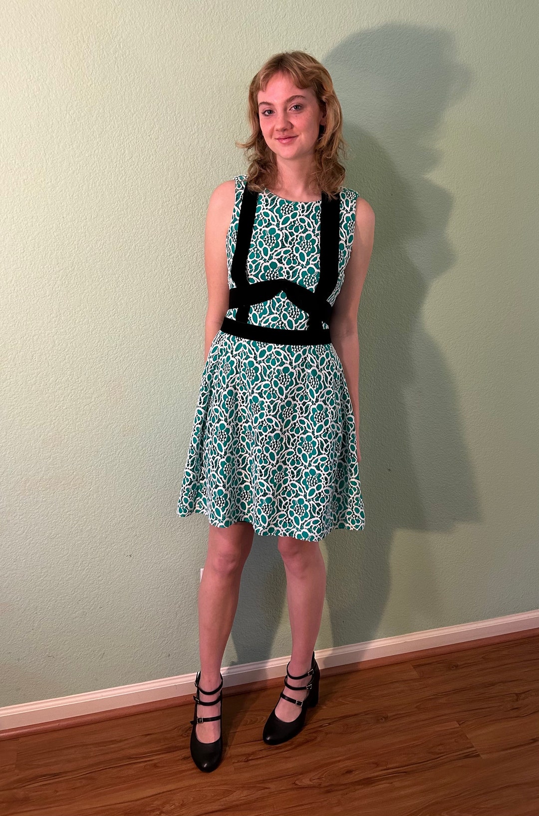 Green Short Women's Dress S124