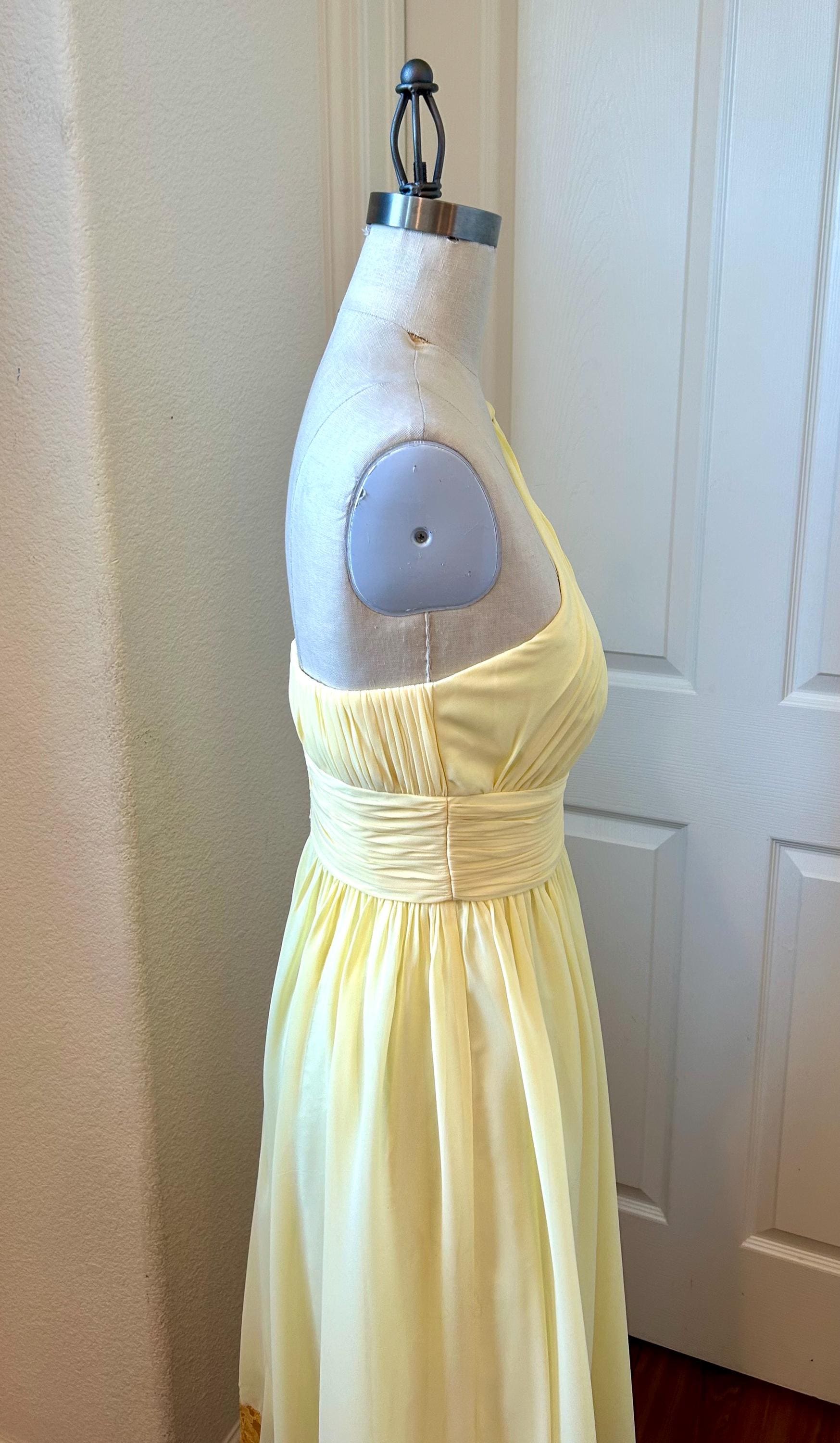 sachin and babi light blue dress Zoe" Strapless Chiffon Pleated Floor Length Dress