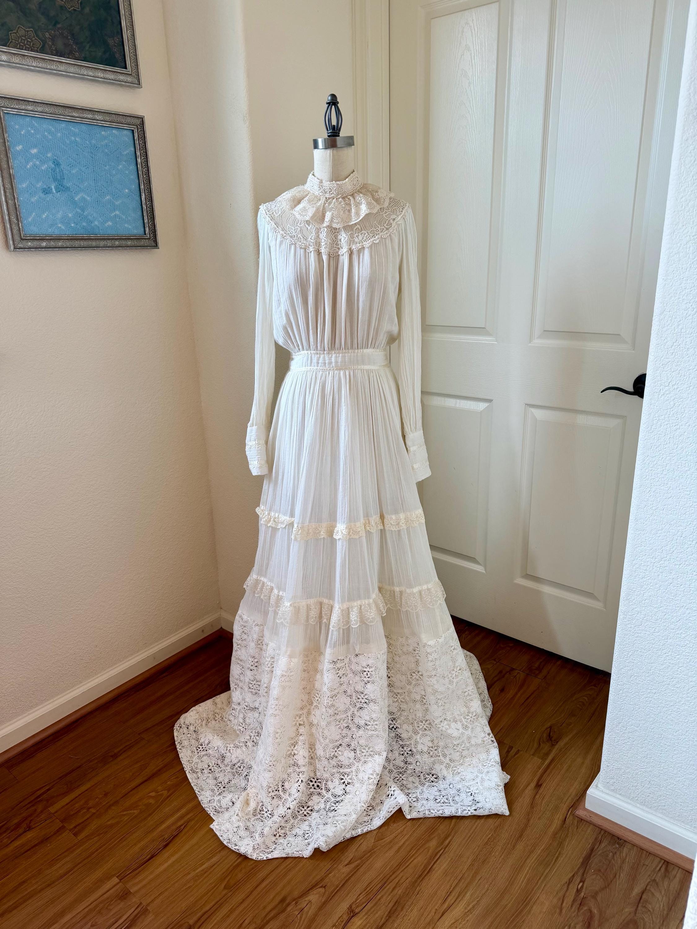 long sleeve winter white dress Maxi Thigh-Slit Versatile and Timeless Whether Size:AU6 US2 Collections: Easter Shop Wholesale Open Back Silver