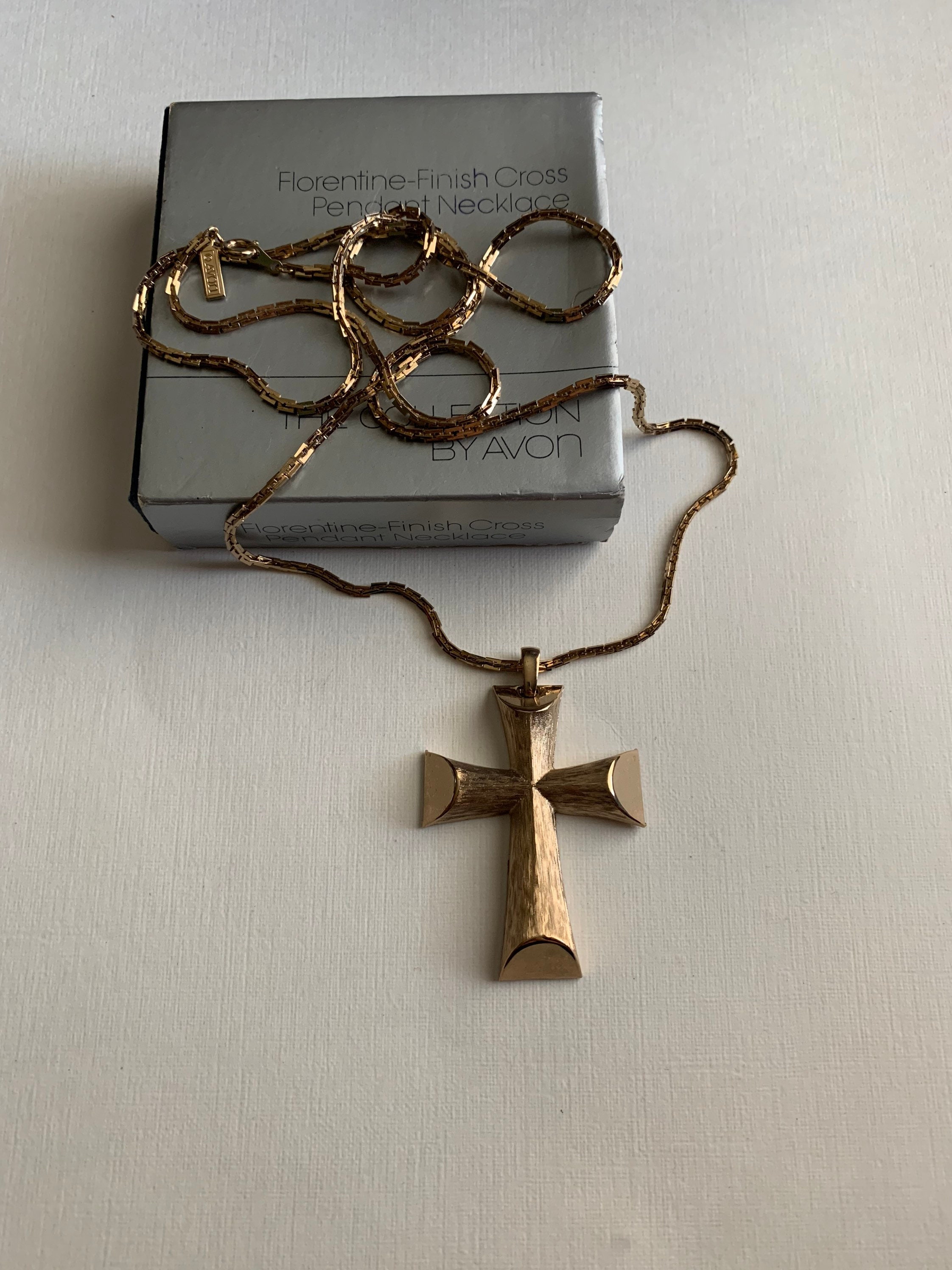 Avon cross necklace Etsy