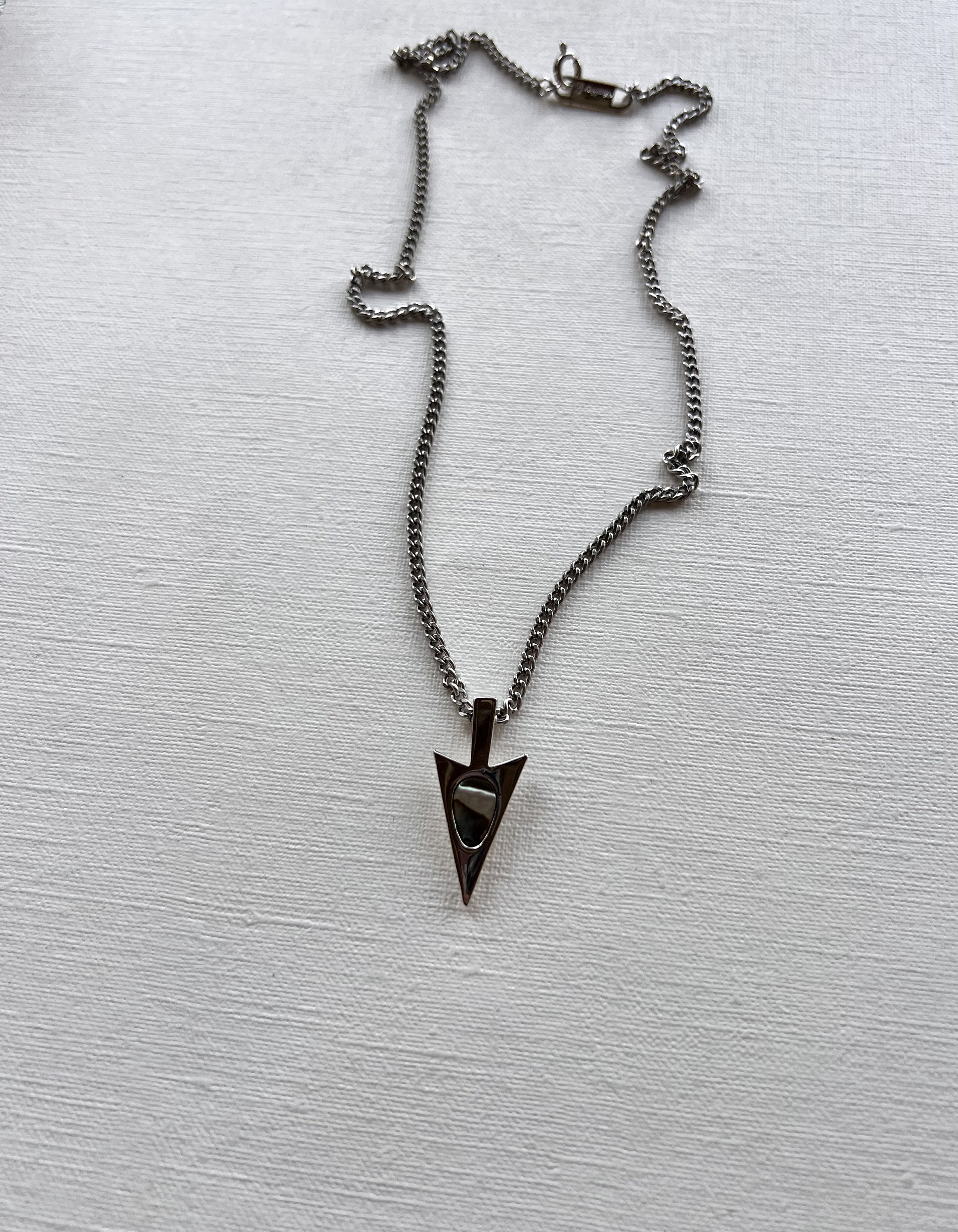 Collana Lunga A Y Con Ciondolo Freccia In Argento – Vintage, Regolabile 61+5 Cm, Gioiello Per Donne E Ragazze, Stile Bohémien