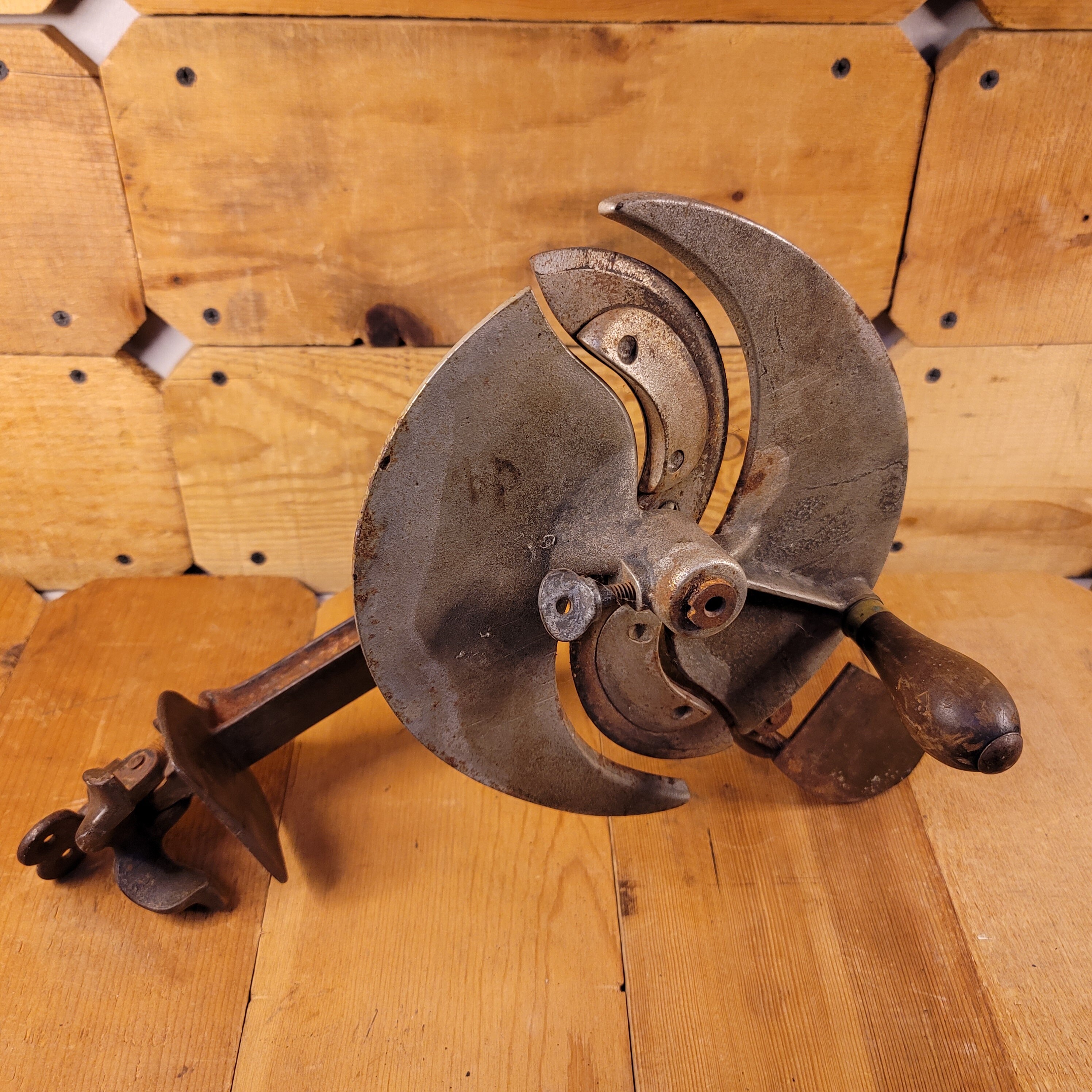 Best 19th Century Wooden Sausage Cutter & Salami Slicer Machine