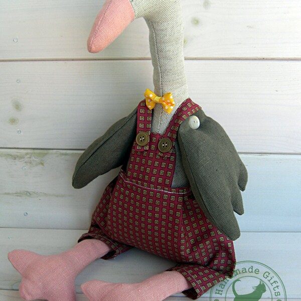 Christmas Goose Peter PDF pattern/linen cotton/Home decor/ONLY pattern/Goose/animal toys/Instant Download/patterns/toys handmade