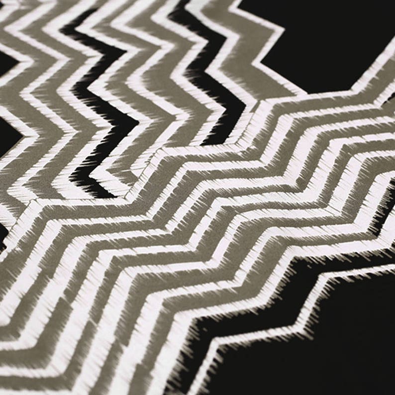 110CM 16MM Geometry Print Colorful Silk Crepe De Chine Fabric for Summer Dress Shirt E456