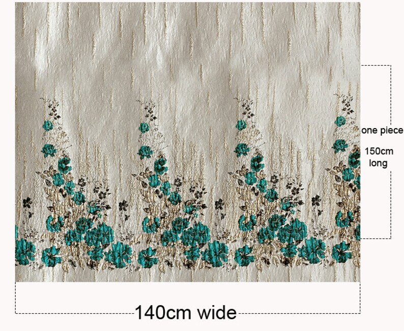 140*150CM Wide 280GM Weight BlueJacquard Acrylic Polyester Autumn Spring Dress Jacket Suit Fabric E880