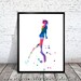 see more listings in the Sport Watercolor Prints section