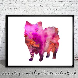 Chihuahua print, Watercolor print, Art Print, Illustration, Art gifts, Wall decor