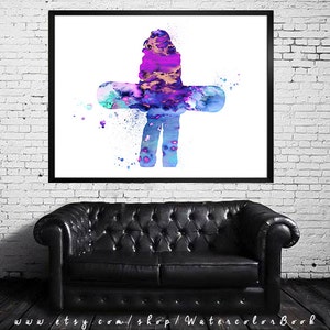 Snowboard Watercolor Print, watercolor painting, watercolor art, Illustration, Snowboard art, Snowboard print, art print, Snowboard poster image 2