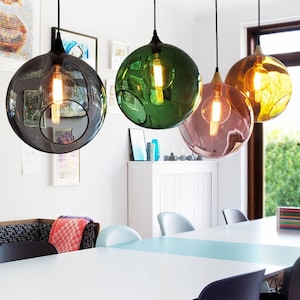Glass Globe Ball Pendant Lights