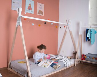 girls teepee bed