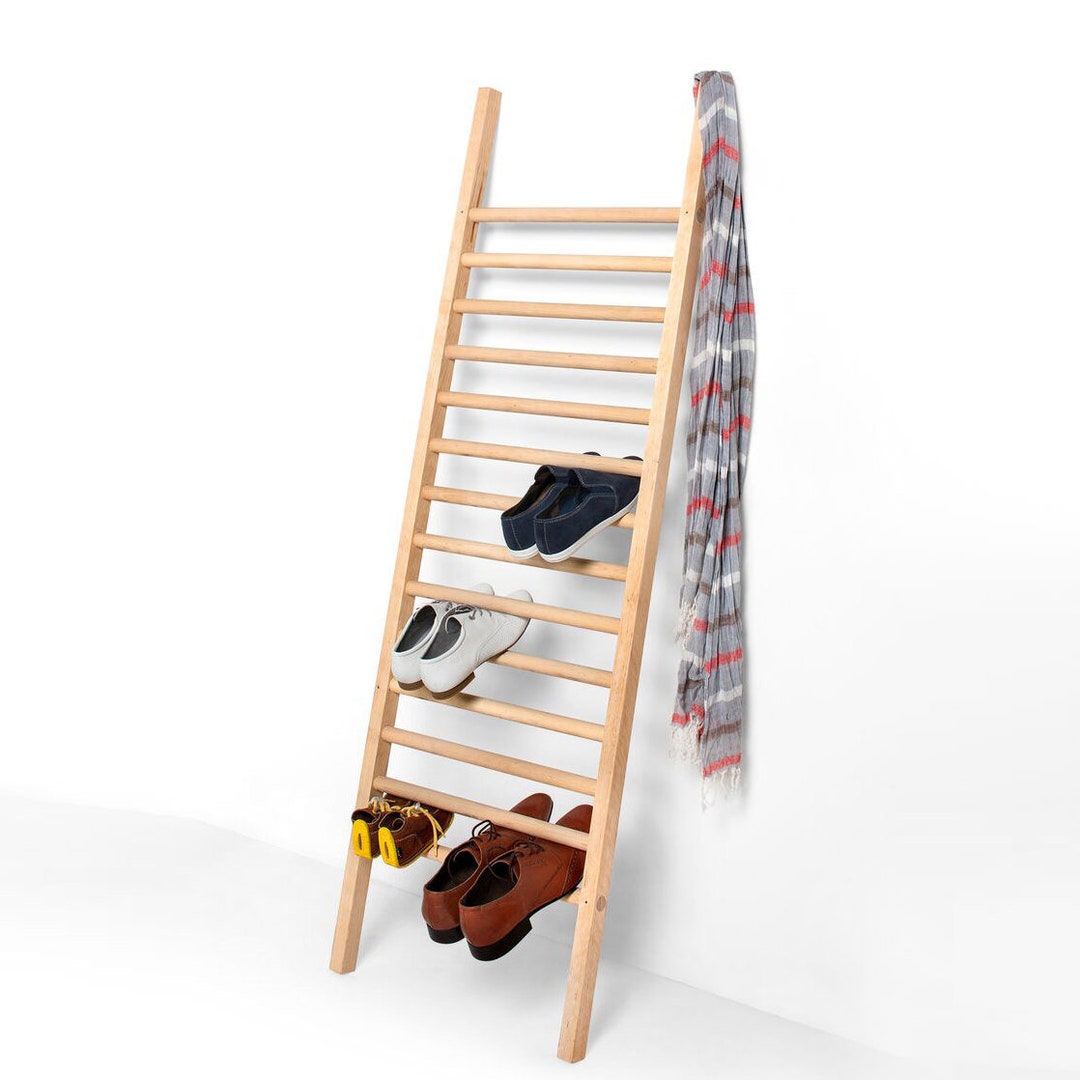 Ladder Shoe Rack Clothes Rack and Towel Rail Etsy