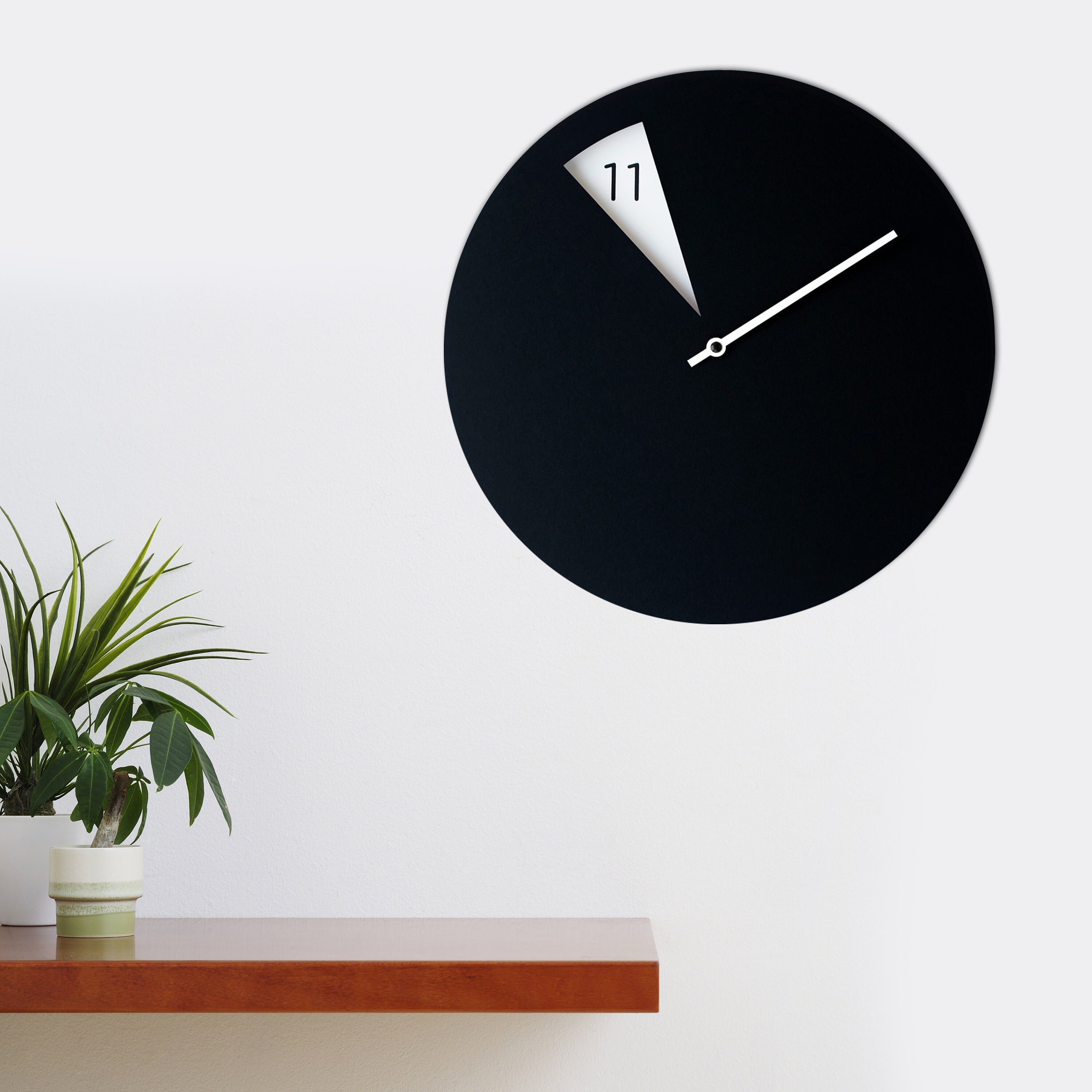 Minimalist Abstract Wall Clock Etsy
