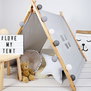 a frame indoor tent