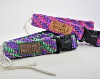 Belt made from old climbing rope / climbingrope belt purple