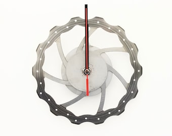 Horloge à disque de frein - Horloge murale Biker n° 257 / 265 - 16 cm Diamètre