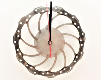 Horloge à disque de frein - Horloge murale biker n° 278 - 20 cm Diamètre