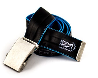 Ceinture en chambre à air bleu