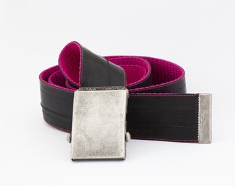 bicycle tube belt pink, 120 cm