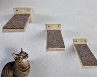 Klimmuur voor katten, trap, loopbrug, muurpark nr. 12026