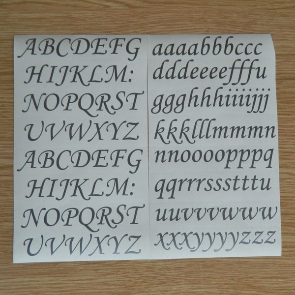 Corsiva Letters Etsy UK