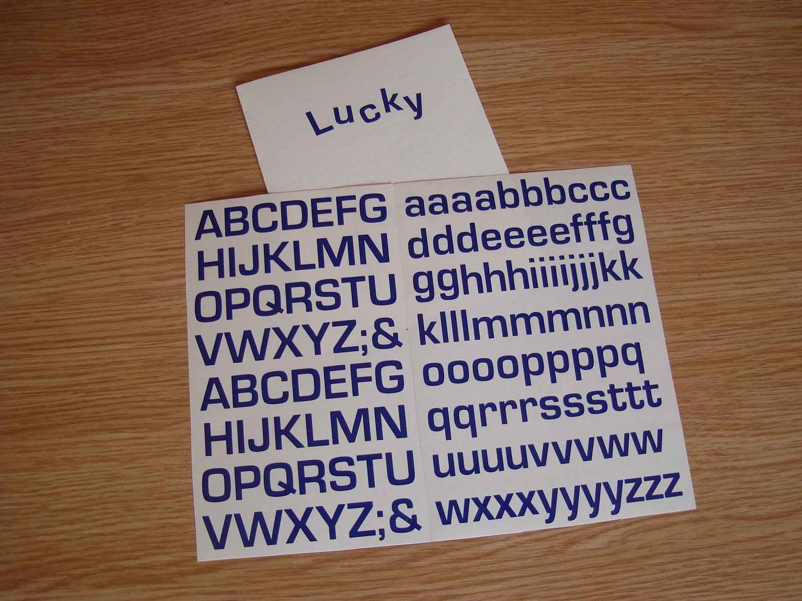 Art Deco Font Alphabet Sticky Back Vinyl Letters for Crafts 15, 20, 30 or  40mm 